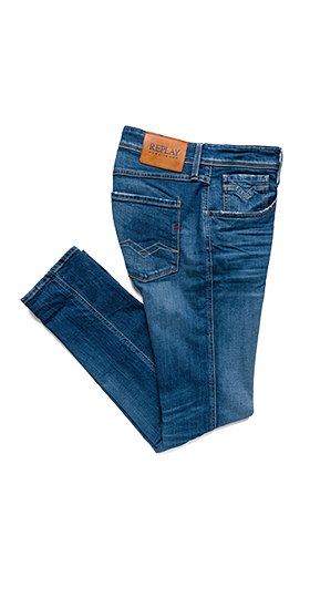 573BIO ANBASS 10.5oz ダークインディゴスーパーストレッチデニム 詳細画像